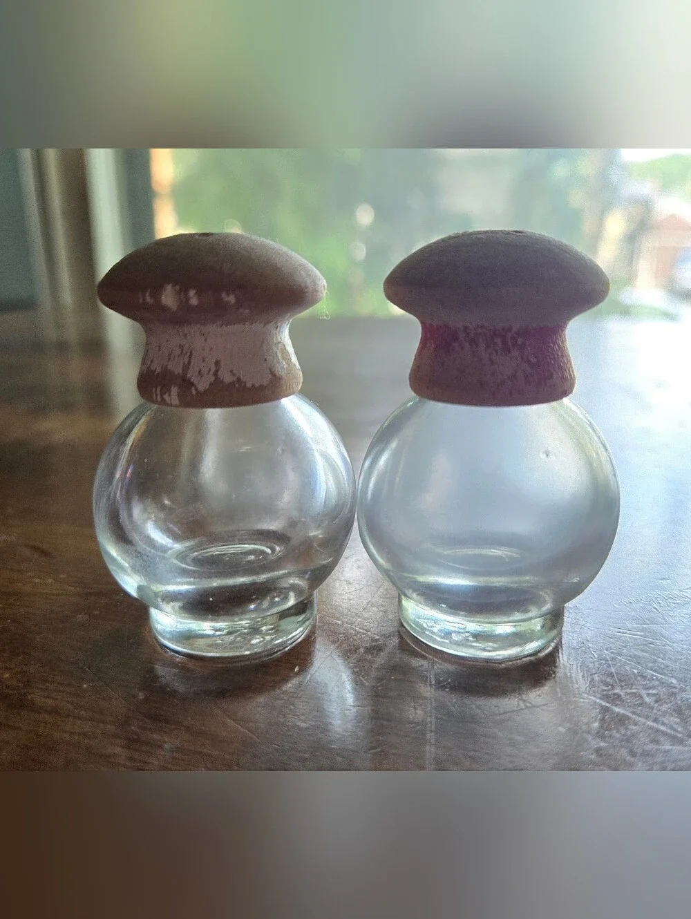Lot of 3 Sets of Vintage Clear Glass Salt & Pepper Shakers